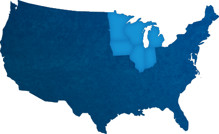 blue state map